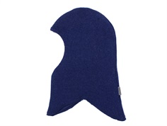 CeLaVi pageant blue melange wool/cotton balaclava